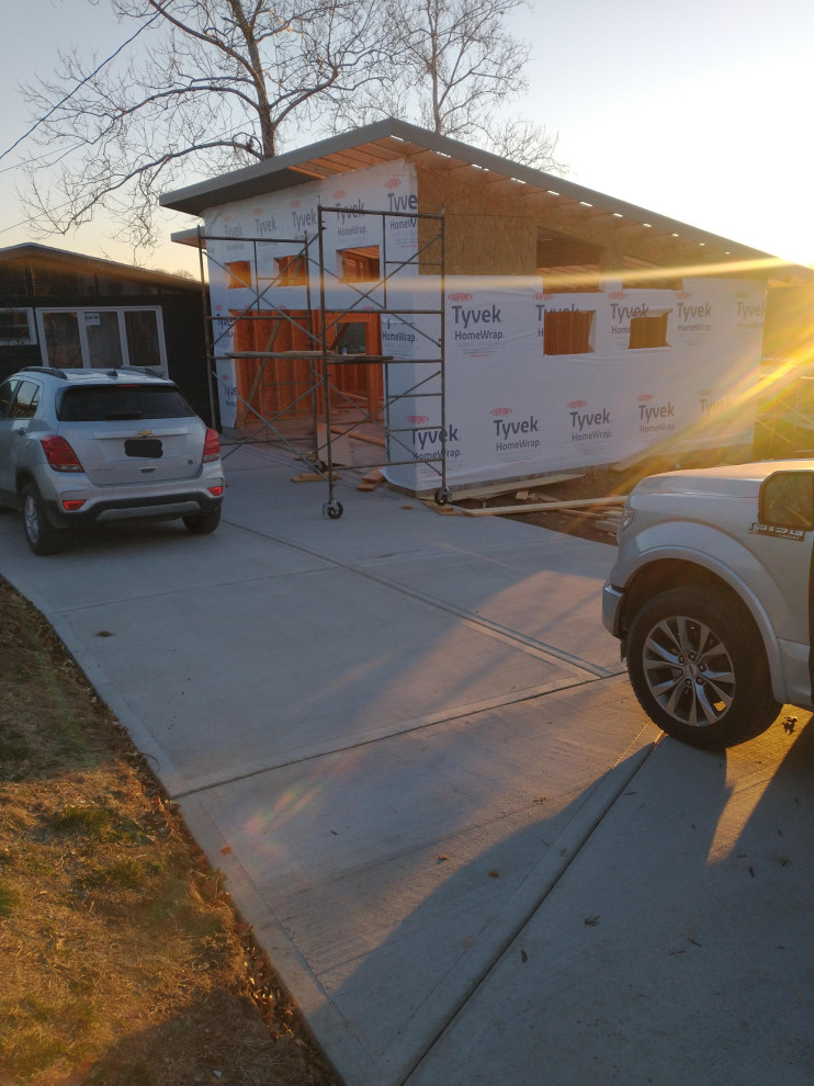 Garage Build in Lake Waukomis, MO