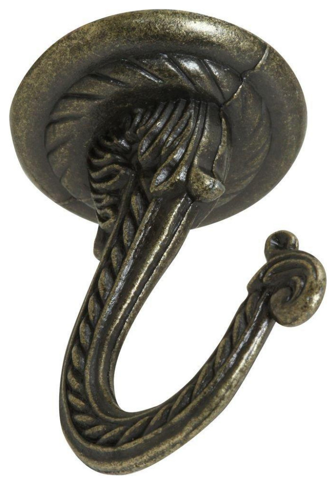 National Hardware N274852 V2672 Swag Hook in Antique Brass