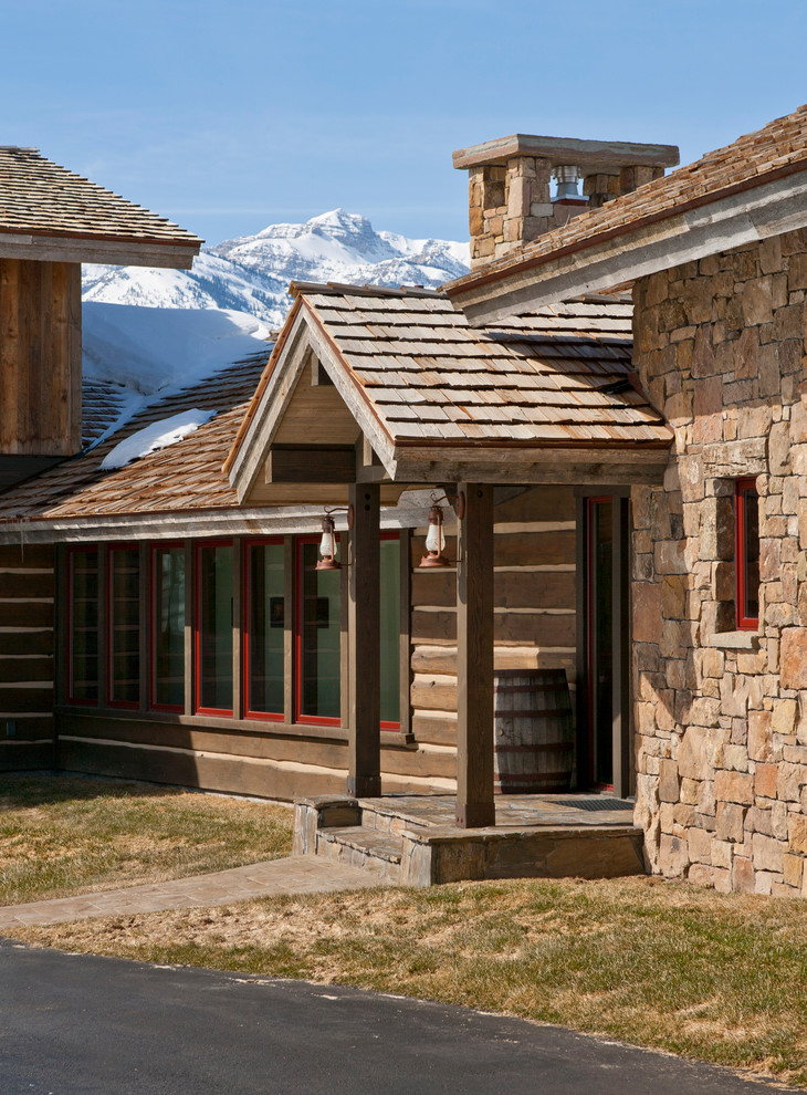 Front door - rustic front door idea