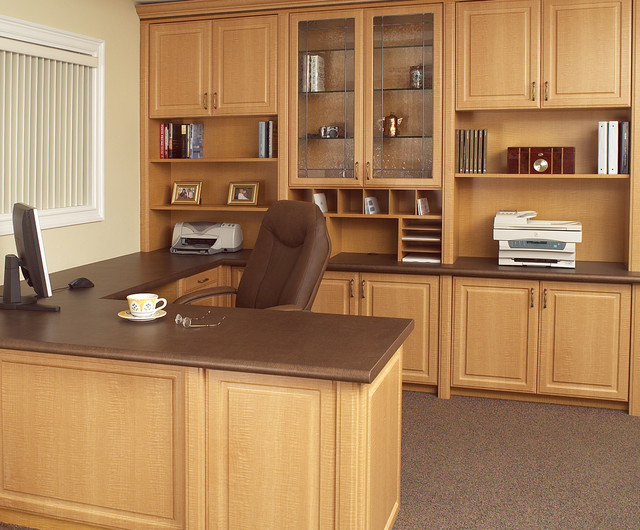 Honey Apple Home Office Contemporary Home Office Orange County