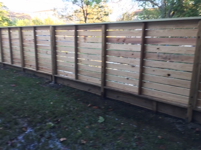 Cottage Wood Fence - Horizontal