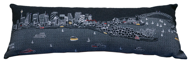 Sydney Skyline Cushion, Night, Queen