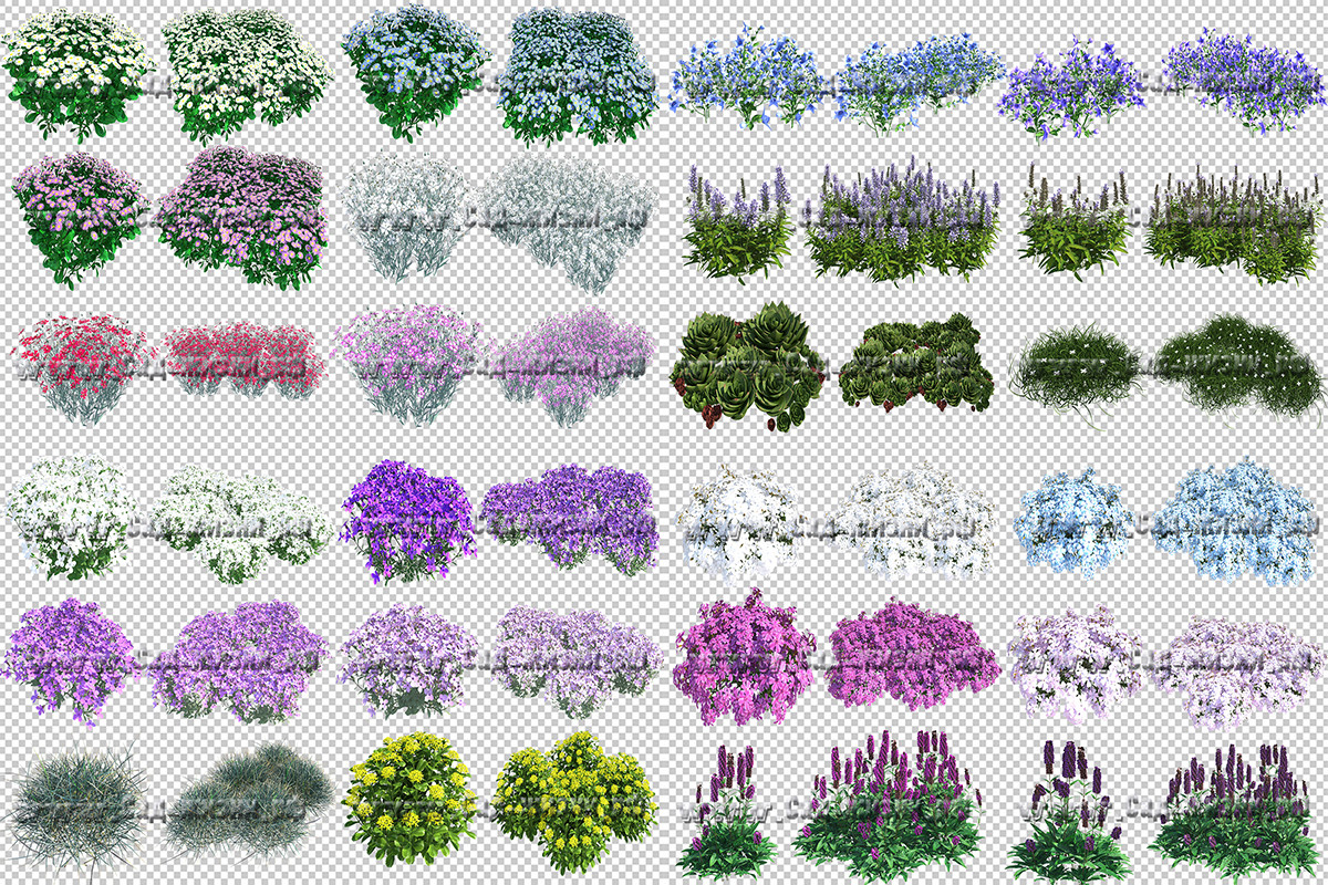 Быстрый способ создания красивой визуализации цветника в Photoshop