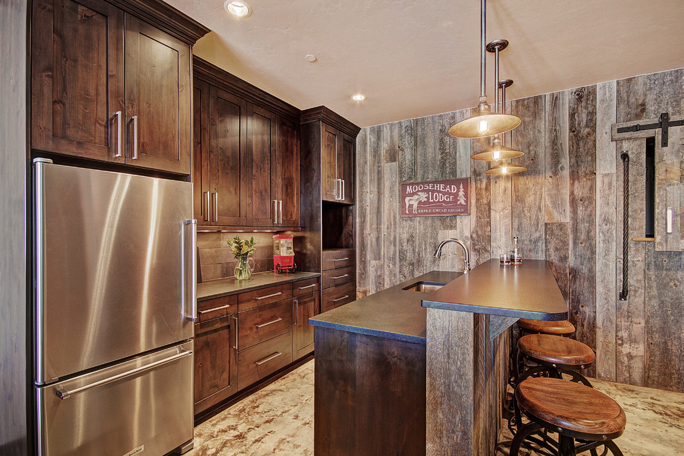 Inspiration for a transitional kitchen remodel in Denver