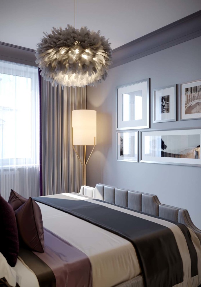 Модный интерьер двухкомнатной квартиры в духе современной Европы 75 метров