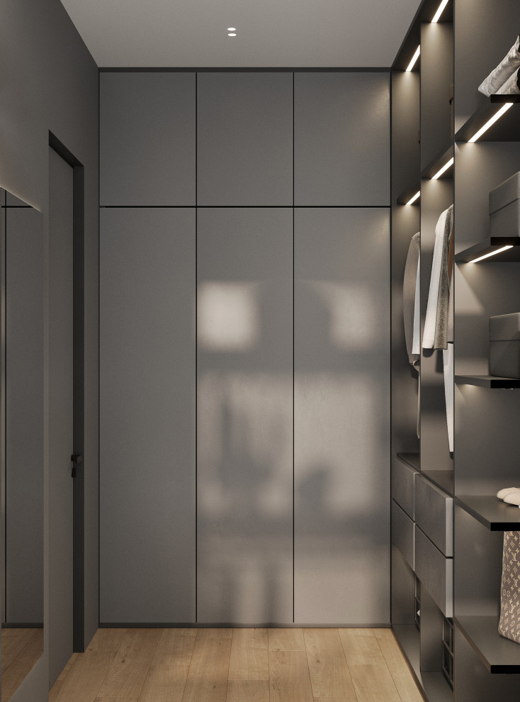 Темный минимализм в коттедже