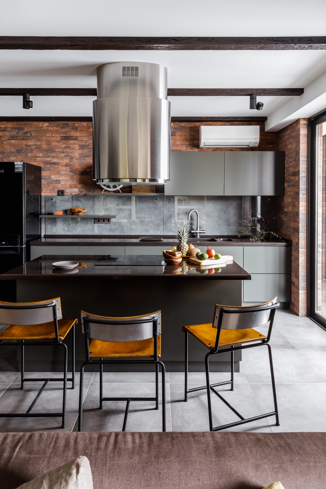 Фото кухни реализованного проекта квартиры ЖК "Центральный".