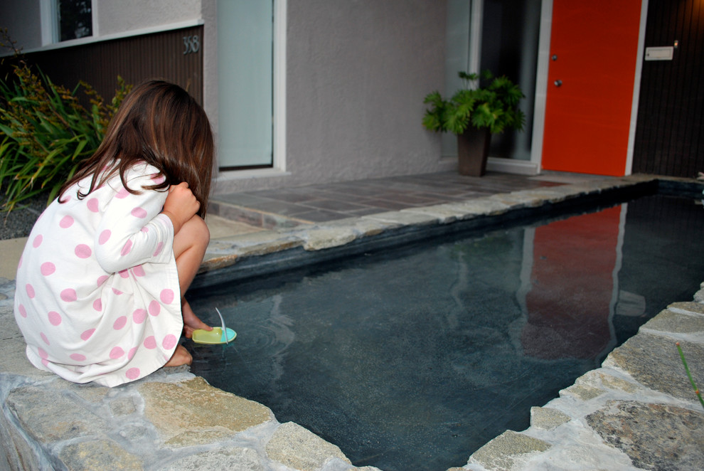 This is an example of a modern landscaping in Los Angeles.