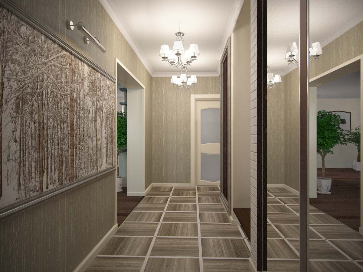 Коридор и лестница частного дома в г.Оренбург