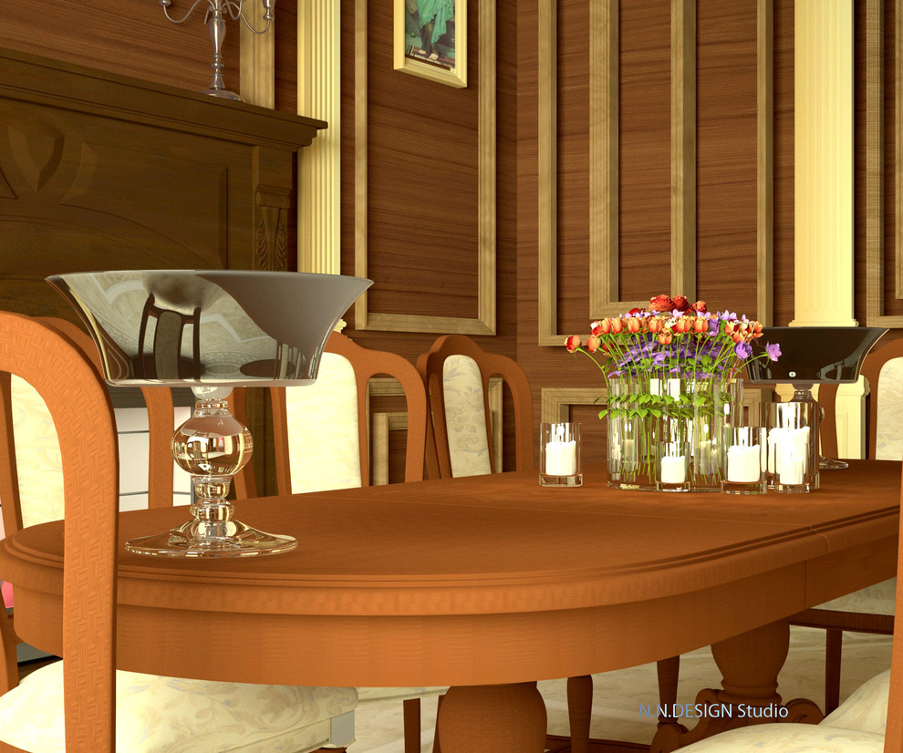 Роскошная Neo-Classik гостиная.С 3D визуализацией.