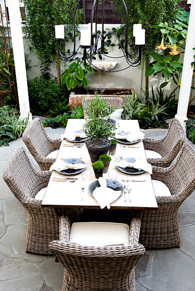 Patio - transitional patio idea in Orange County