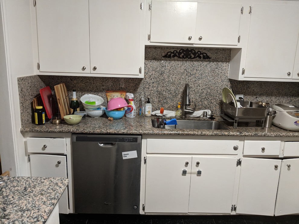 Moldy sink and countertop, should I demolish them?!