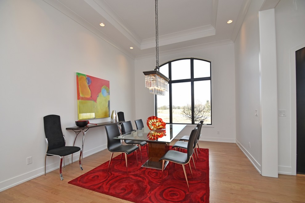 Example of a transitional dining room design in Cincinnati
