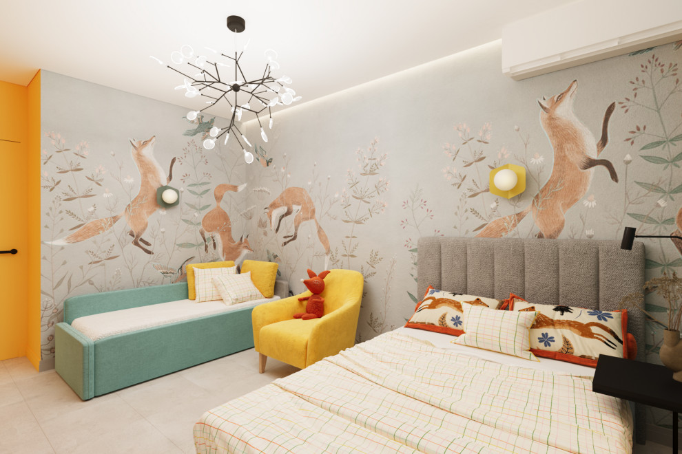 Двухкомнатная квартира с ярким интерьером