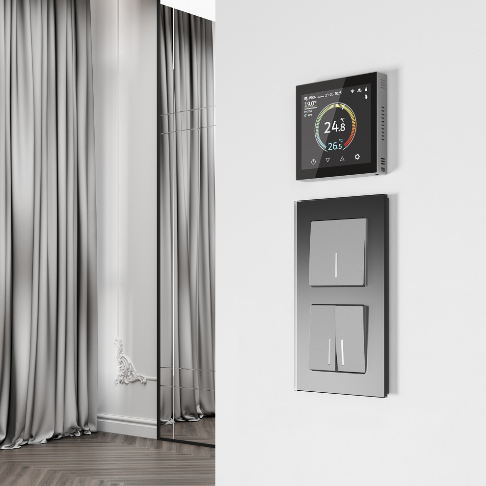 Новинка для умного дома — стильный терморегулятор Werkel с сенсорным экраном