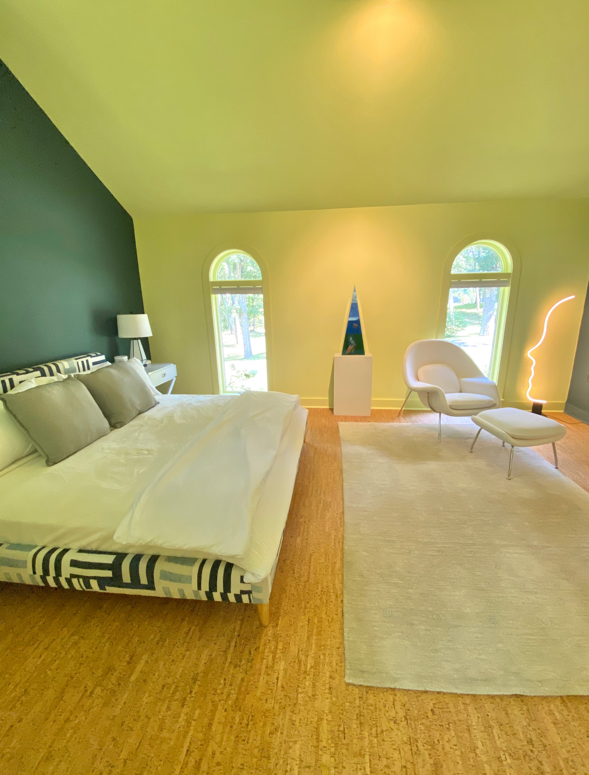 Color Drenched Vacation Home