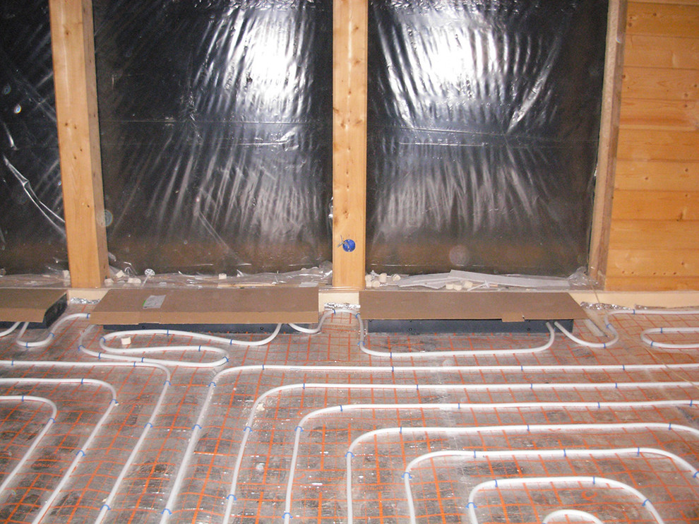 Скрытая электропроводка в деревянном доме из бруса