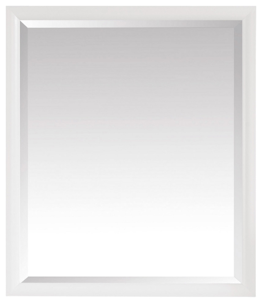Avanity EMMA-M28 Emma 32" x 28" Framed Bathroom Mirror - White