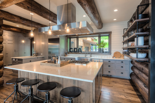 Powderhorn Bay rustic-kitchen