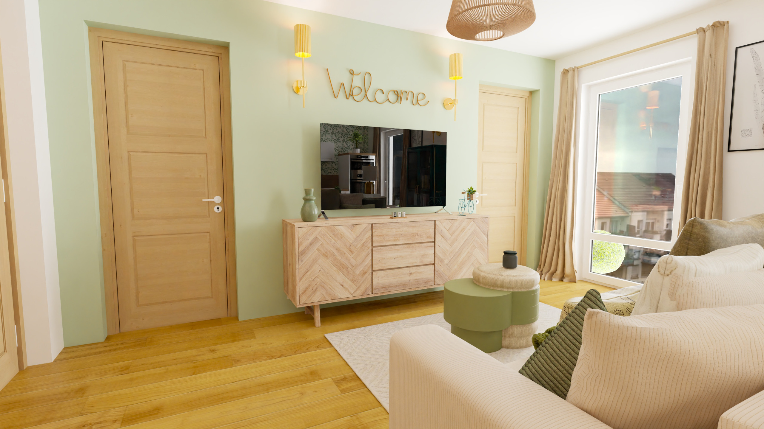 Aménagement total d'un appartement de 45 m²