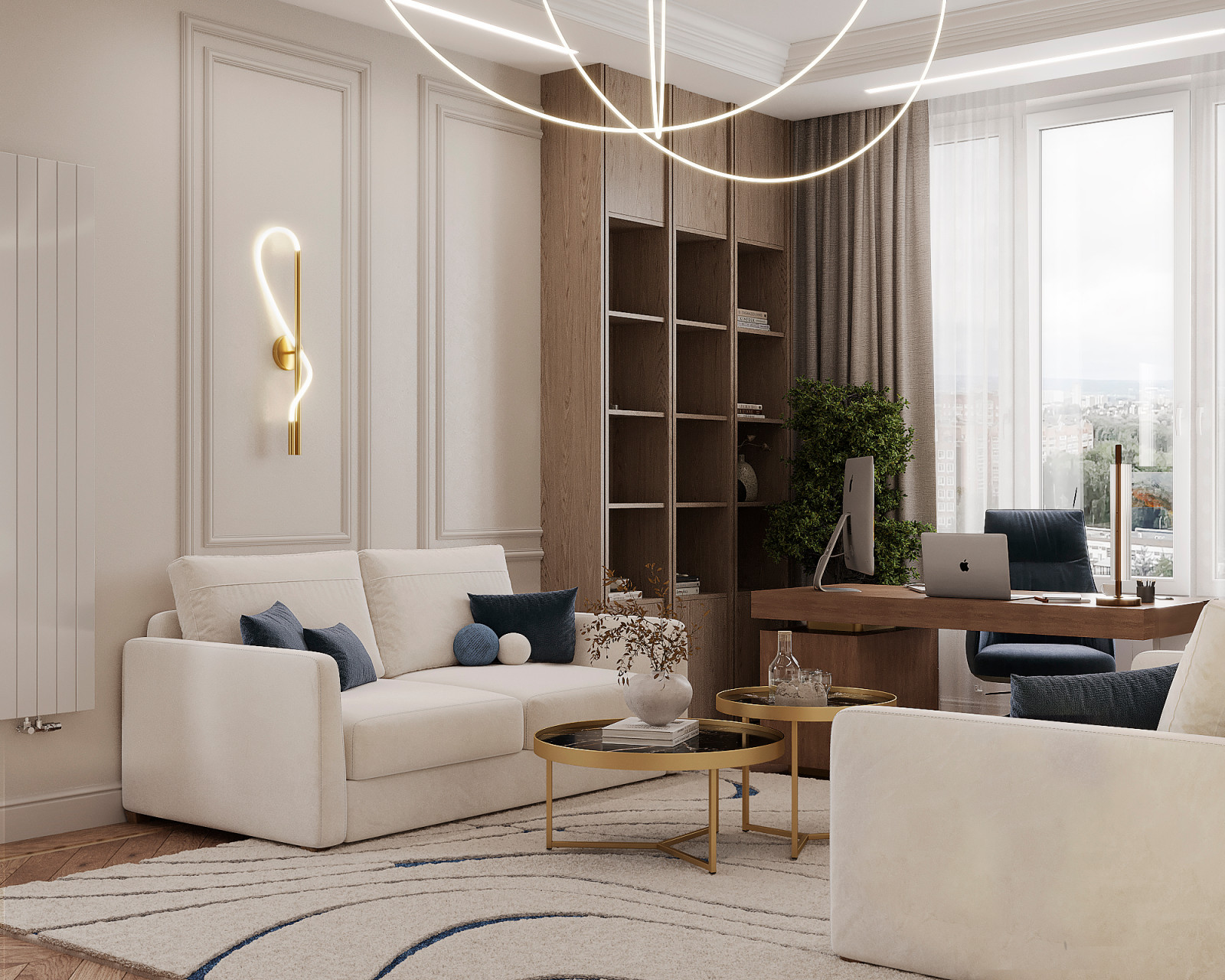 Дизайн квартиры в ЖК "Наследие",  г.Тула