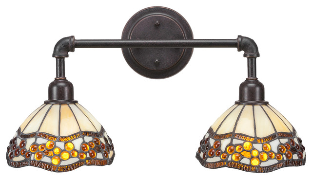 Vintage 2 Light Bath Bar - Victorian - Bathroom Vanity Lighting - by ...