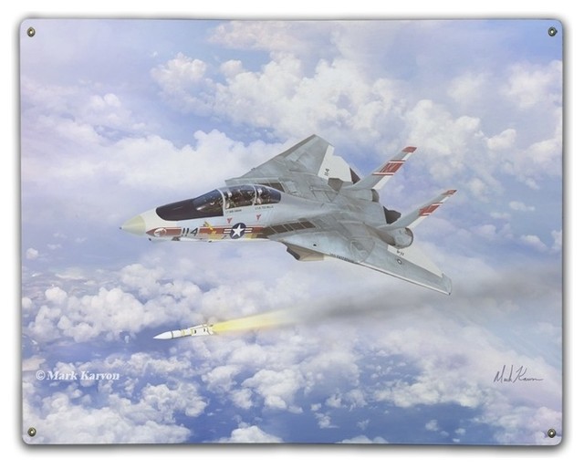 F-14 Tomcat VF-1, Classic Metal Sign