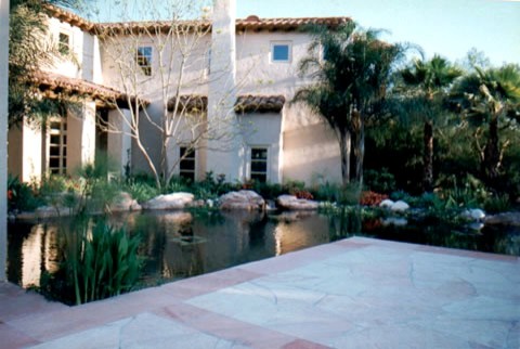 Inspiration for a mediterranean home design in San Diego.
