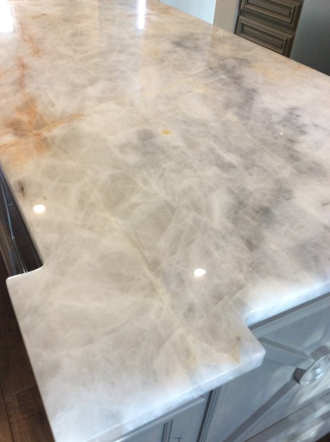 Cristallo Quartzite Kitchen - Contemporary - Kitchen - Other - by ...