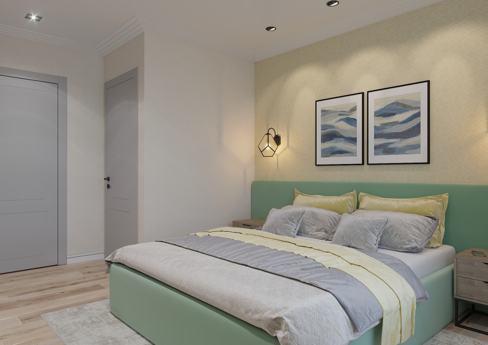 Яркая квартира для дождливого города