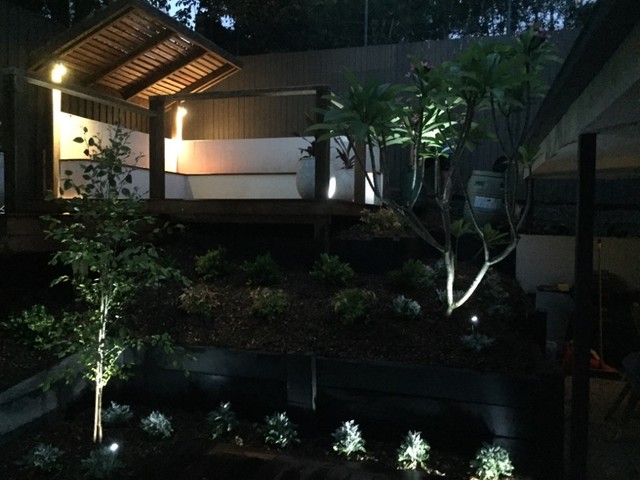 Multi level Decking rustic-deck