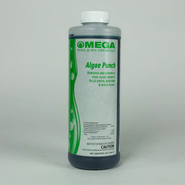 1 Qt. Omega Algae Punch Algaecide for Swimming Pools Pool Chemicals