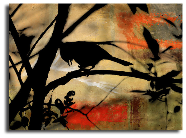 "'Silhouette I" Canvas Wall Art - Contemporary - Prints And Posters