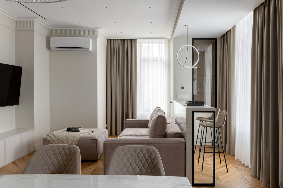 Реализованный дизайн проект квартиры в ЖК "Пряники"