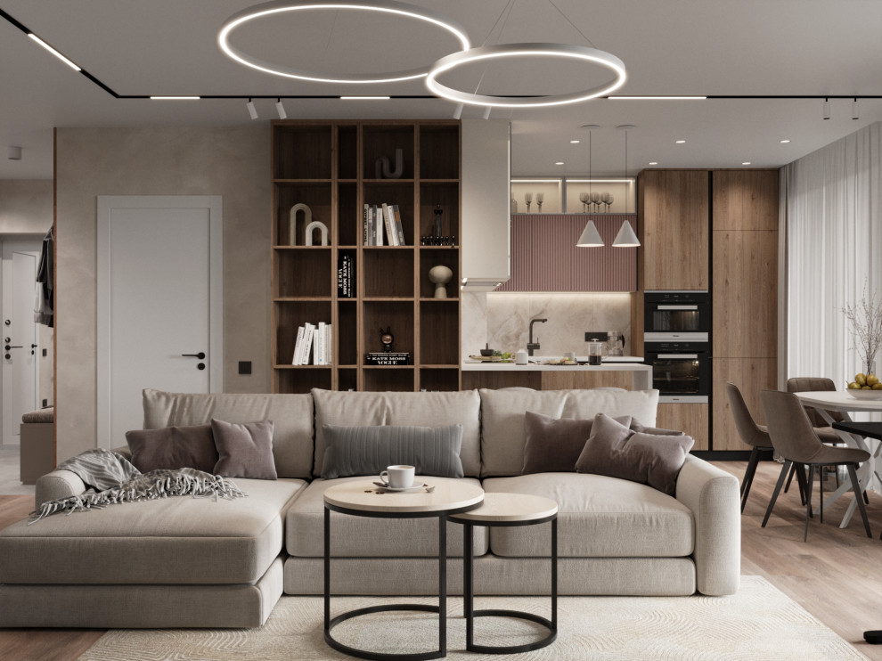 Дизайн квартиры в ЖК «Солярис» с большой лоджией