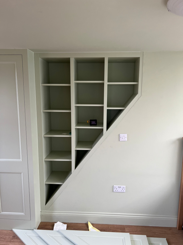 Alcove Chimney Sides Units and Loft Slopped Built In Unit