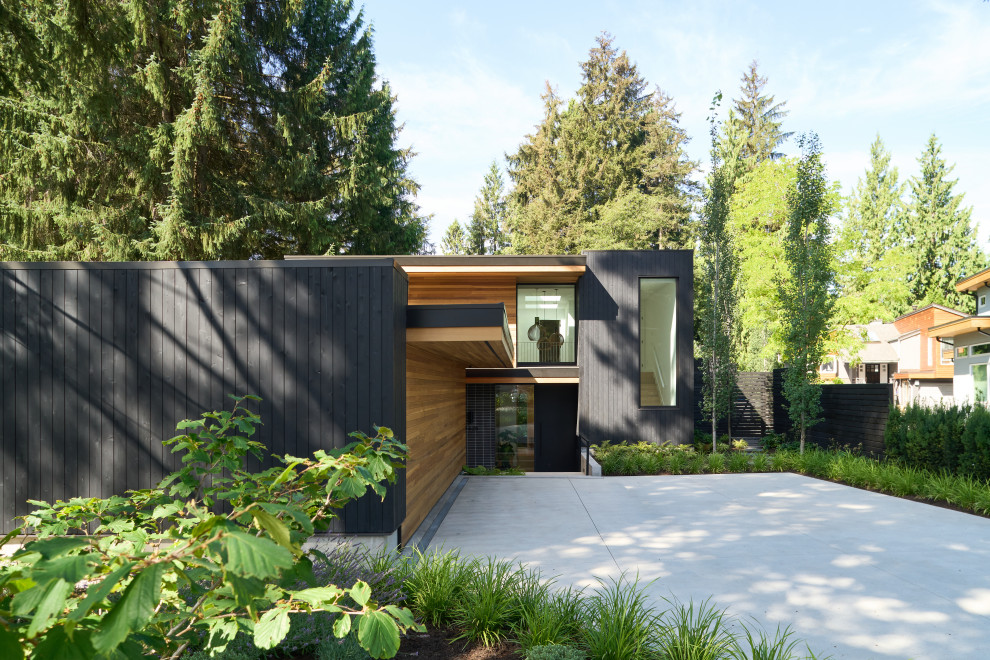 Inspiration for a modern exterior home remodel in Vancouver
