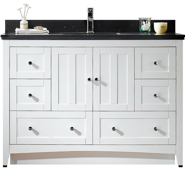 Plywood Veneer Vanity Set Transitional Bathroom Vanities And Sink Consoles by Posh House
