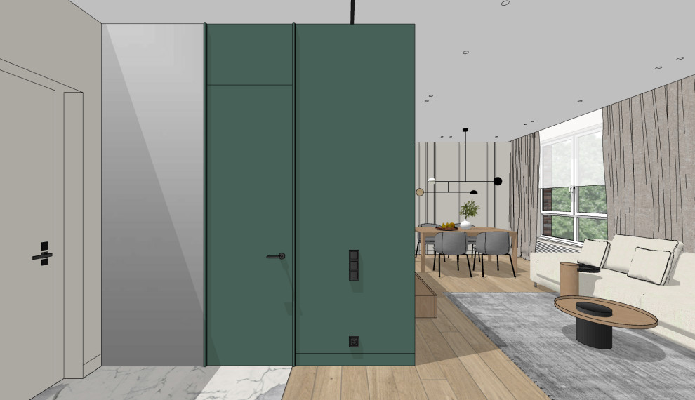 Квартира 91 кв.м. ЖК "Лефортово Парк"