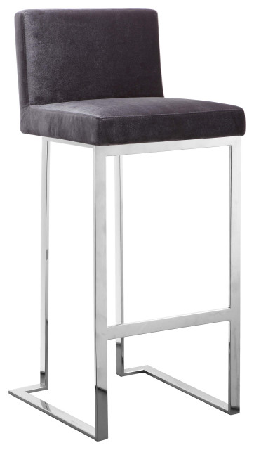 Dexter Bar Stool, Gray