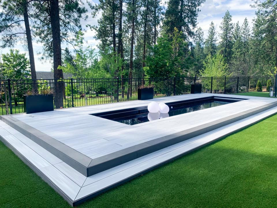 Example of a transitional pool design in Calgary