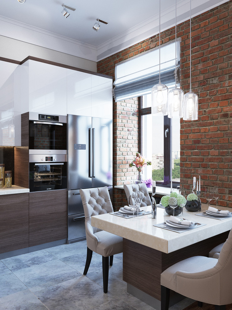 Дизайн проект четырехкомнатной квартиры в центре Москвы