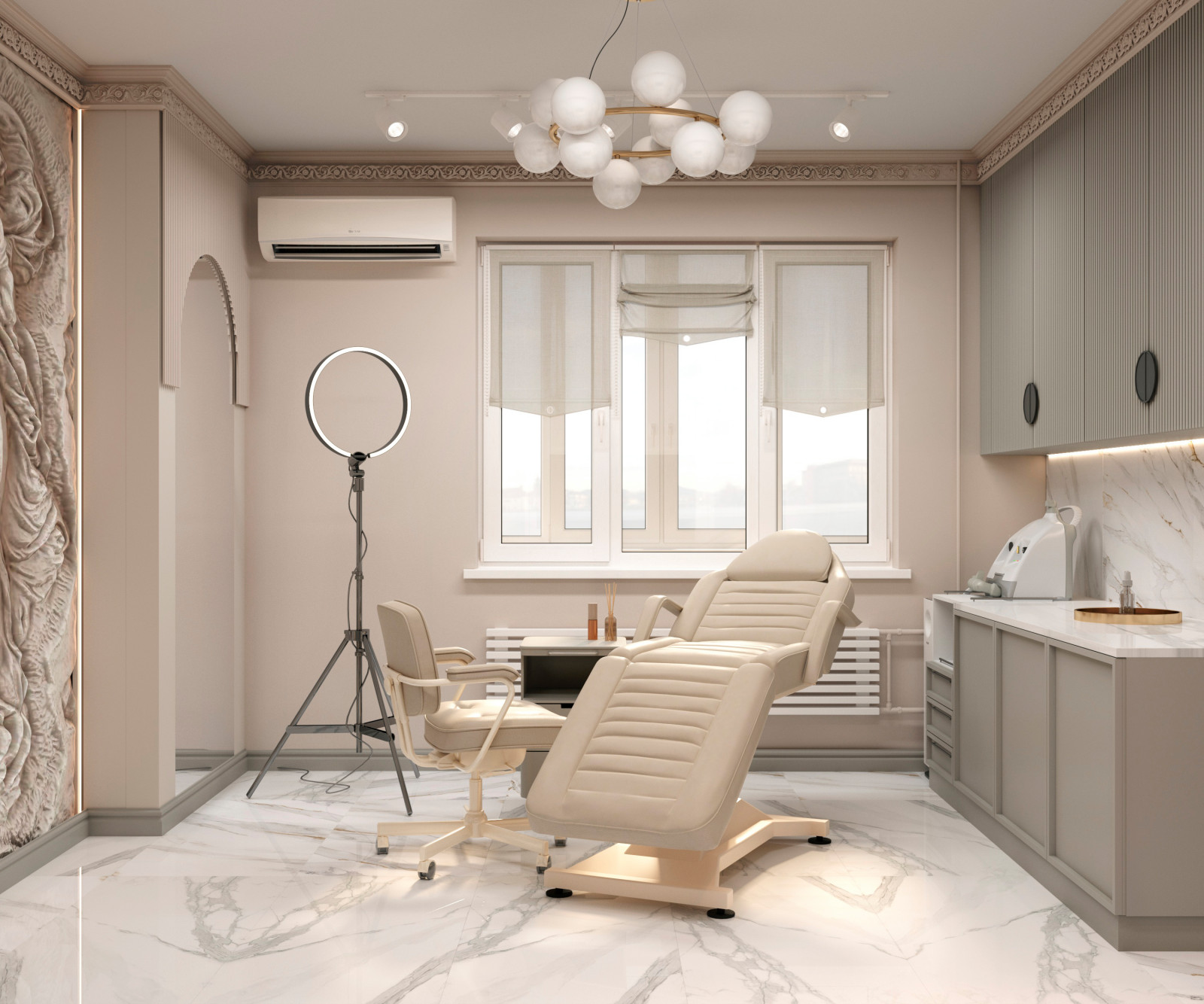 Дизайн-проект косметологической студии