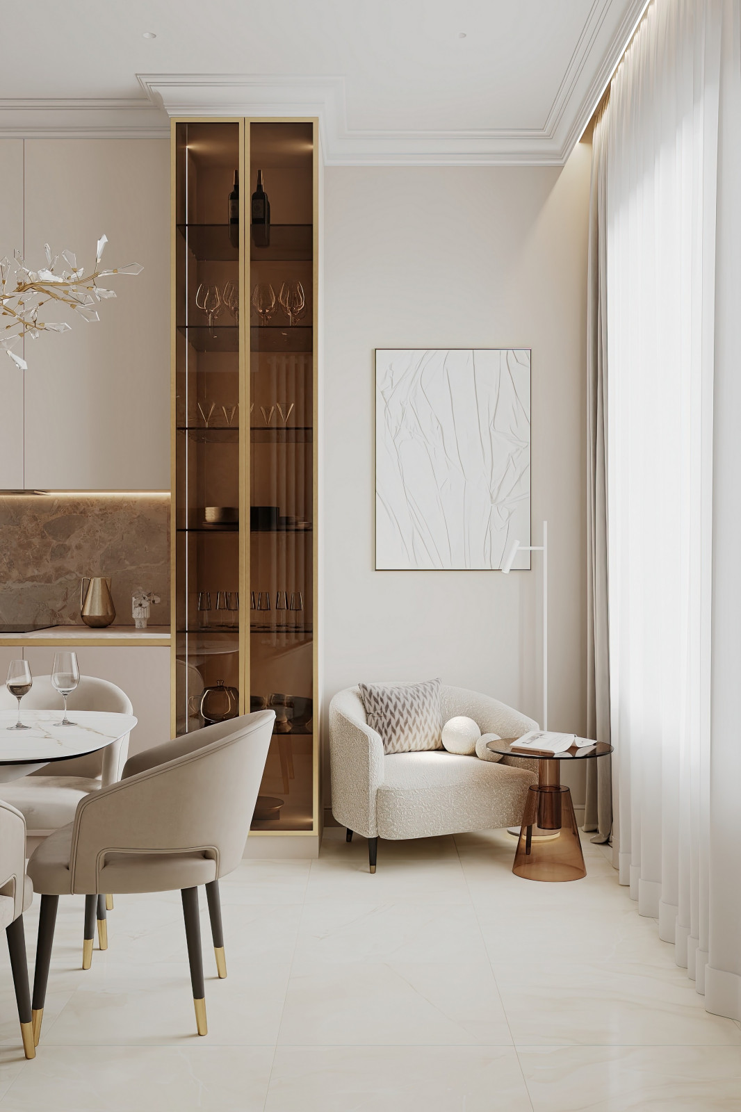 Дизайн и ремонт квартиры в ЖК Режиссёр - Богемная грация