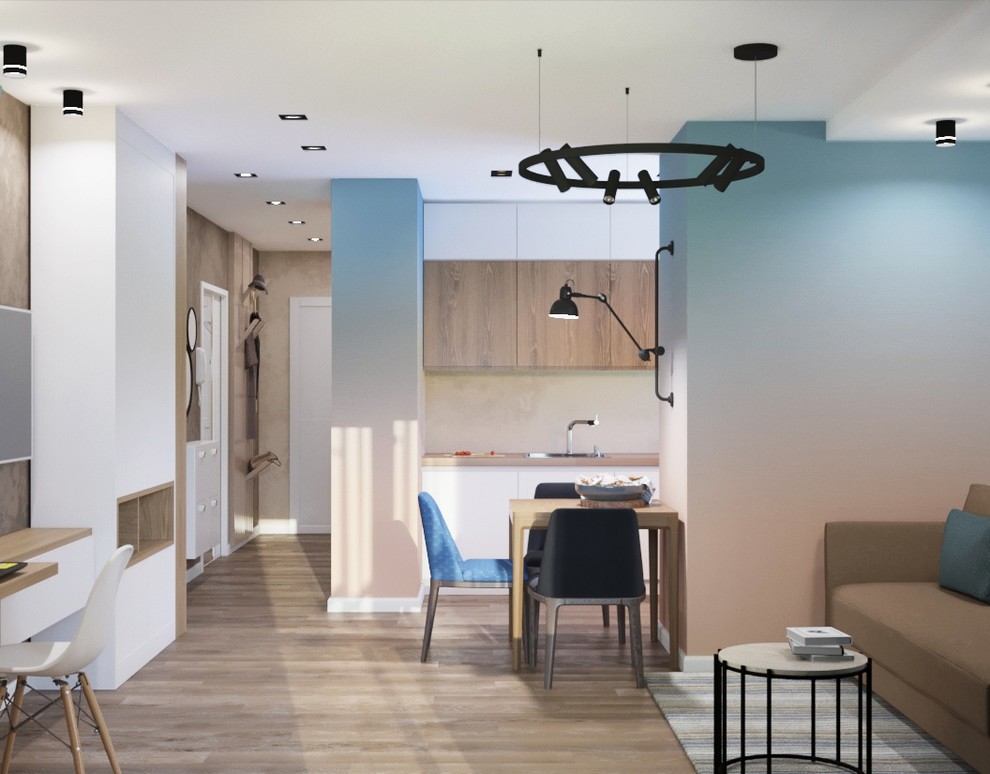 Дизайн проект 2к кв. 55м2 в ЖК Мечта для молодого человека