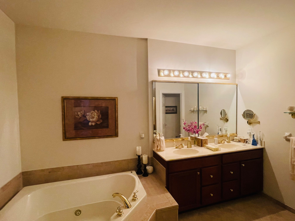 Before Picture with corner tub