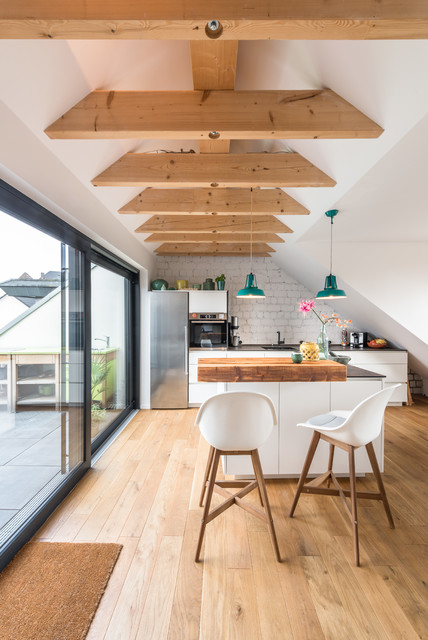 Küche im Dachgeschoss - Skandinavisch - Küche - Köln - von Innenausbau