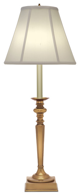 Stiffel Antique Brass Buffet Lamp With, Vintage Brass Buffet Lamps