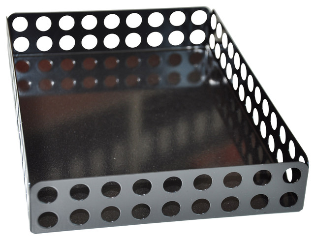 Perforated Candle Tray, Black