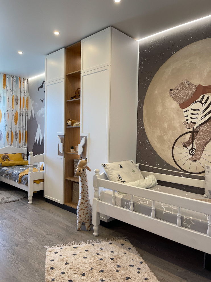 Реализованный проект.Детская для двух девочек.